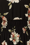 Sleeveless Halter Neck Floral Print Dress