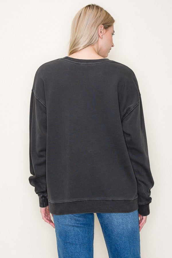 Premium Wash Easy Tiger Graphic Sweatshirt