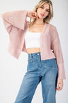 Eyelet Knit Cardigan - 3 Colors