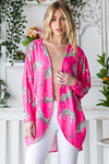 Dolman Long Sleeve Animal Open Cardigan