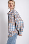 Plaid Printed Button Down Shirt