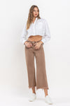 Vervet High Rise Crop Wide Leg Jeans