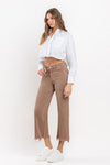 Vervet High Rise Crop Wide Leg Jeans
