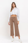 Vervet High Rise Crop Wide Leg Jeans