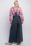 Washed Cotton Jumpsuit / Overalls - 2 Colors