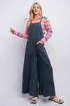 Washed Cotton Jumpsuit / Overalls - 2 Colors