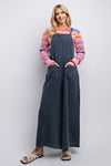 Washed Cotton Jumpsuit / Overalls - 2 Colors