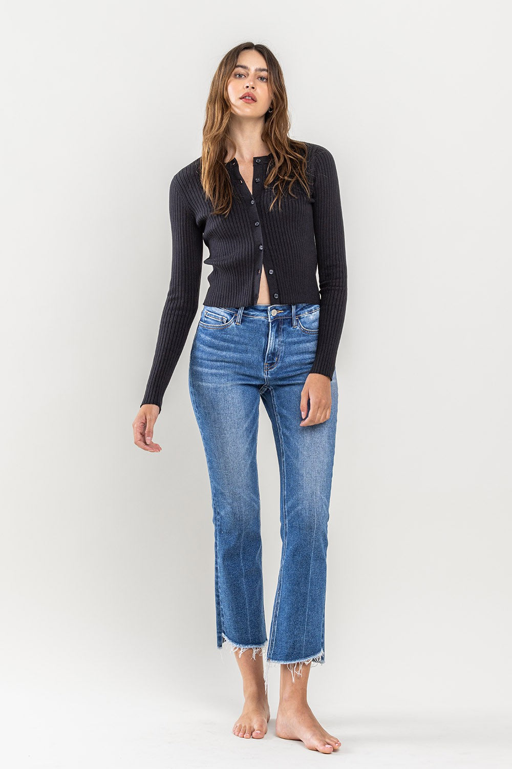 Vervet High Rise Kick Flare Jeans