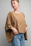 Mineral Washed Loose Fit Top