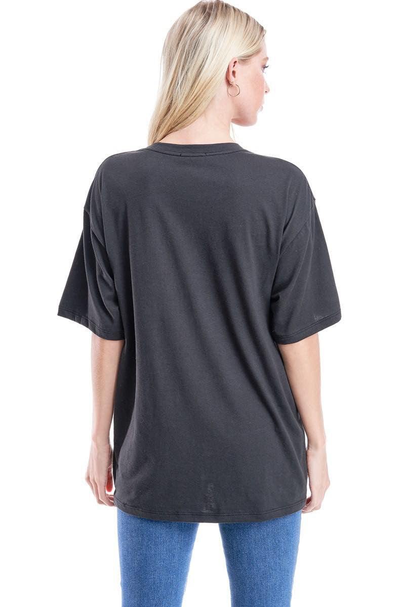 Bandana Vintage Long Horn Graphic Tee