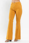 SALE Judy Blue HW Tummy Control Marigold Dyed Flare