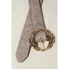 Floral Etched Buckle Belts