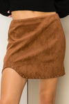XMAS JULY Just Perfect Faux Suede Mini Skirt with Studs - 3 Colors