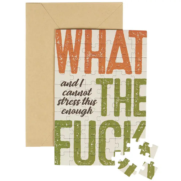 Cannot Stress Puzzle Card