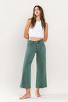 SALE Vervet High Rise Crop Wide Leg Jeans