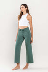 SALE Vervet High Rise Crop Wide Leg Jeans