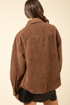 Oversized Wide Corduroy Shirt - Curvy Size