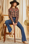 Button Up Embroidery Top