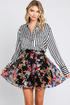 Mesh Sequin Skirt