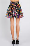 Mesh Sequin Skirt