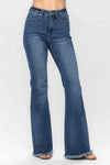 Judy Blue High Waist Tummy Control Fray Hem Flare