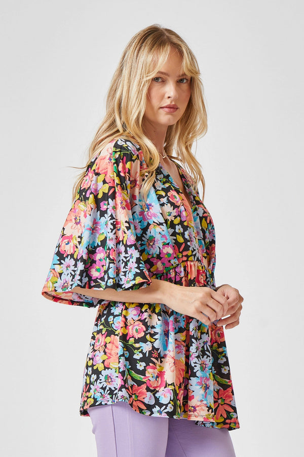 Dear Scarlett Dolman Sleeves Top - Curvy Size