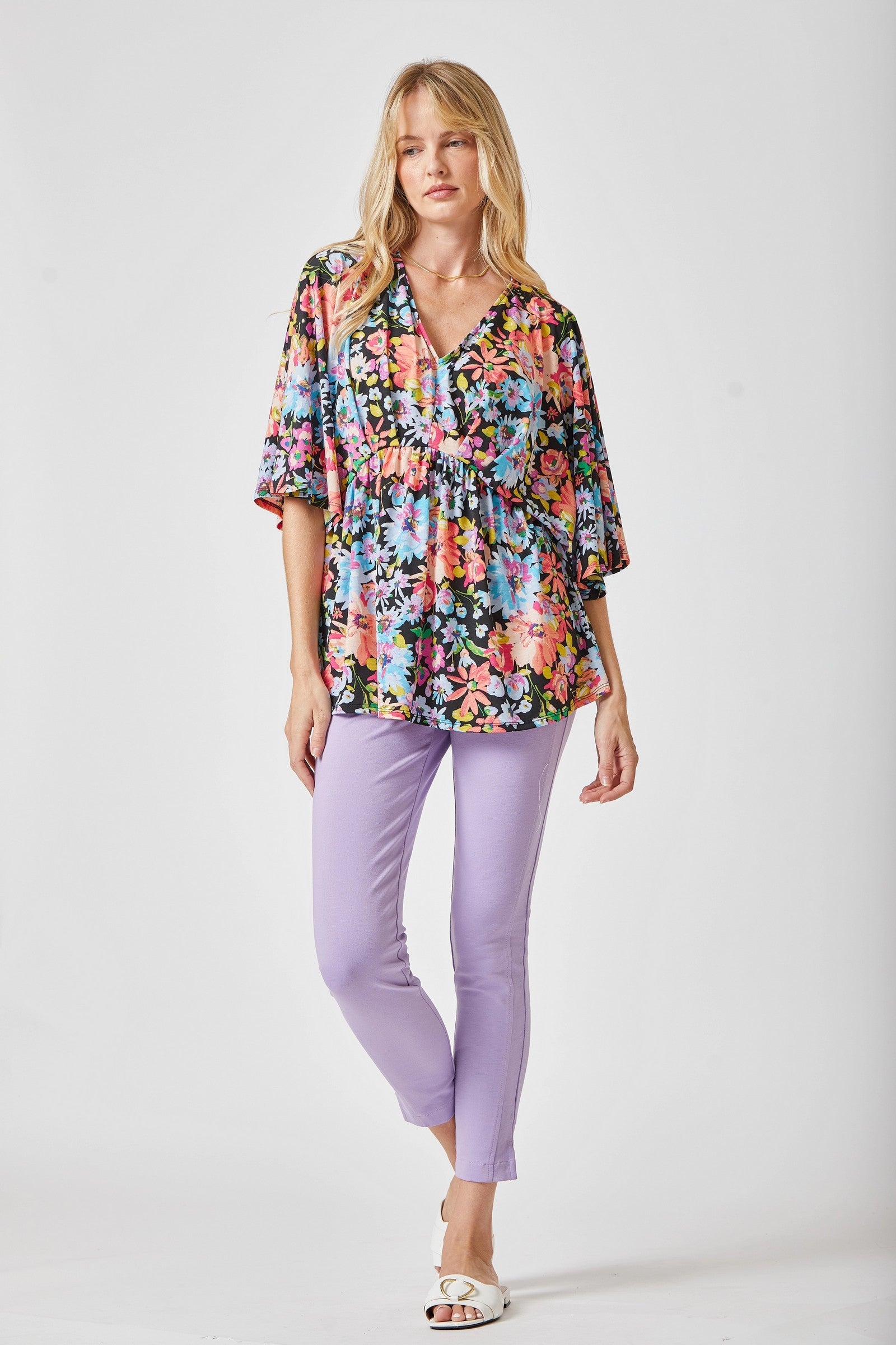 Dear Scarlett Dolman Sleeves Top - Curvy Size