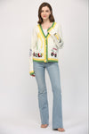 Golf Embroidered Patch Cardigan - 2 Colors