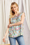 Savanna Jane Embroidered Top