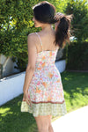 Angie V-neck Twist front Cut out Sundress
