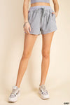 SALE French Terry Side Stripe Athletic Shorts