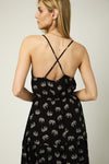 SALE Gilli Sleeveless Tiered Animal Print Midi Dress
