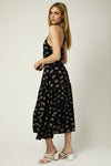 SALE Gilli Sleeveless Tiered Animal Print Midi Dress
