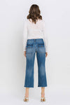 Vervet High Rise Crop Utility Straight Jeans