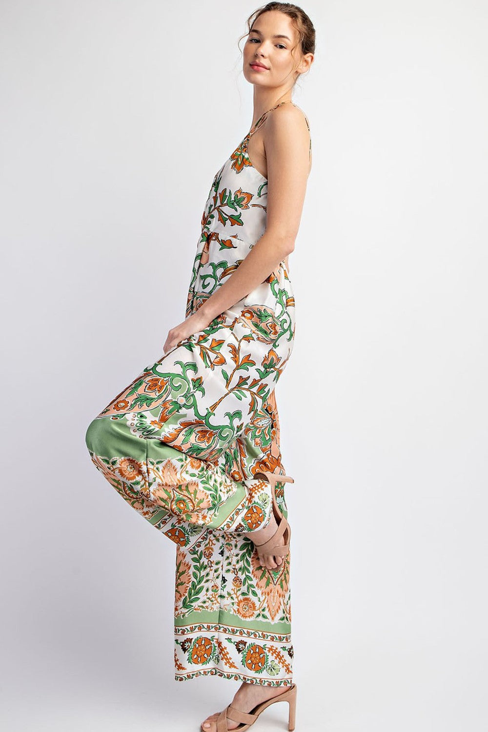 EEsome Printed Sleeveless Jumpsuit