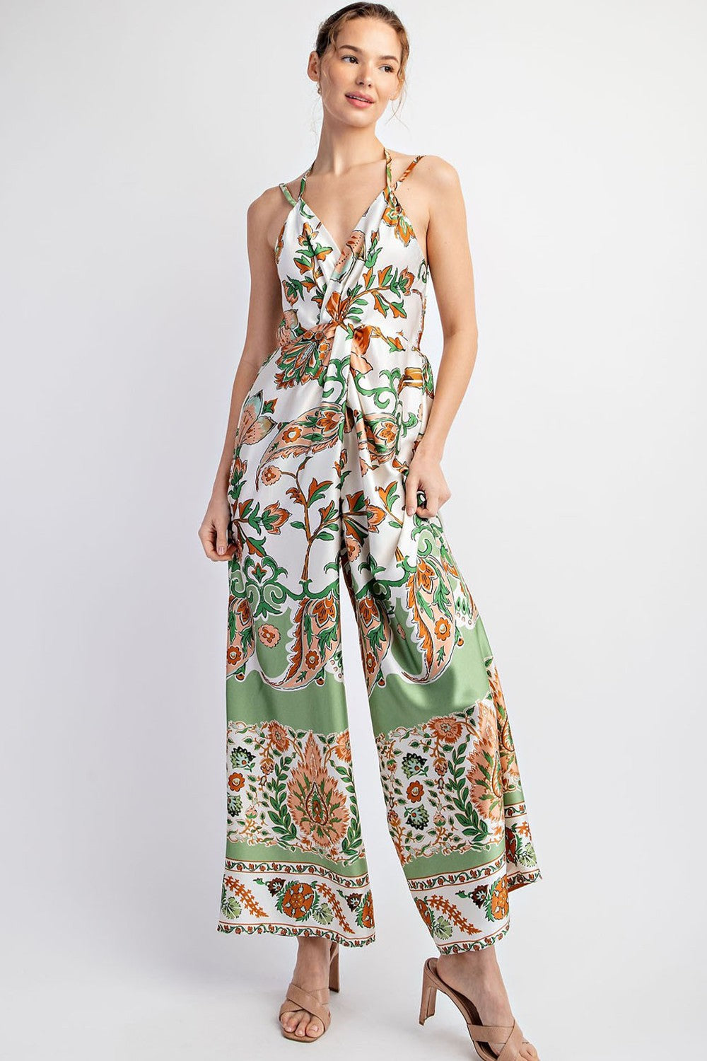 EEsome Printed Sleeveless Jumpsuit