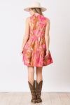 SALE V-Neck Sleeveless Tiered Mini Dress