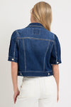 Risen Puffed Shorts Sleeve Crop Jackets