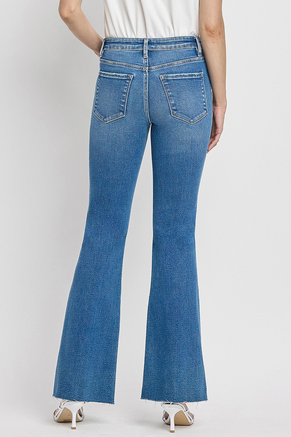 Lovervet High Rise Relaxed Flare Jeans