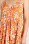 SALE En Creme Printed Halter Neck Mini Dress