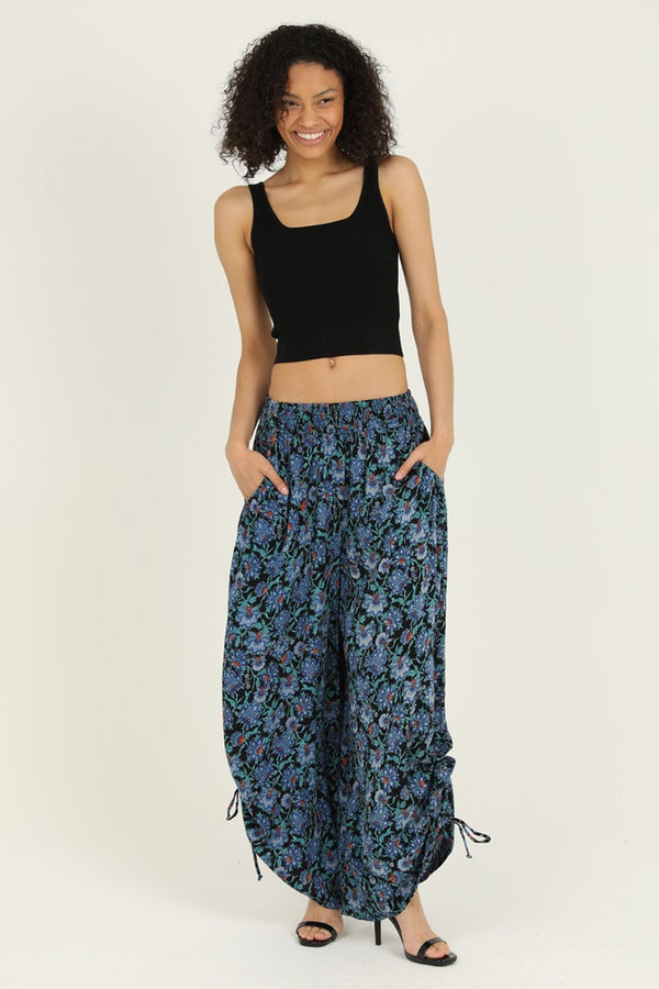 Angie Side Cinch Wide Leg Pants