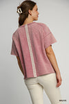 Lace Applique Top - Curvy Size
