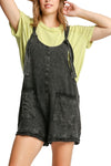 Umgee Linen Sleeveless Jumpsuit