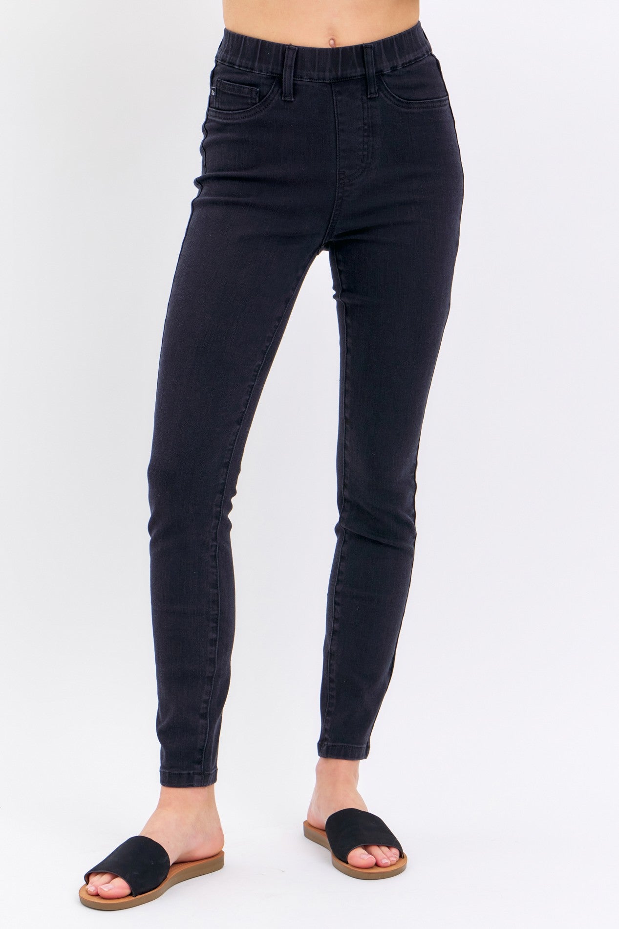 Judy Blue HW Pull on Shield Pockets Skinny