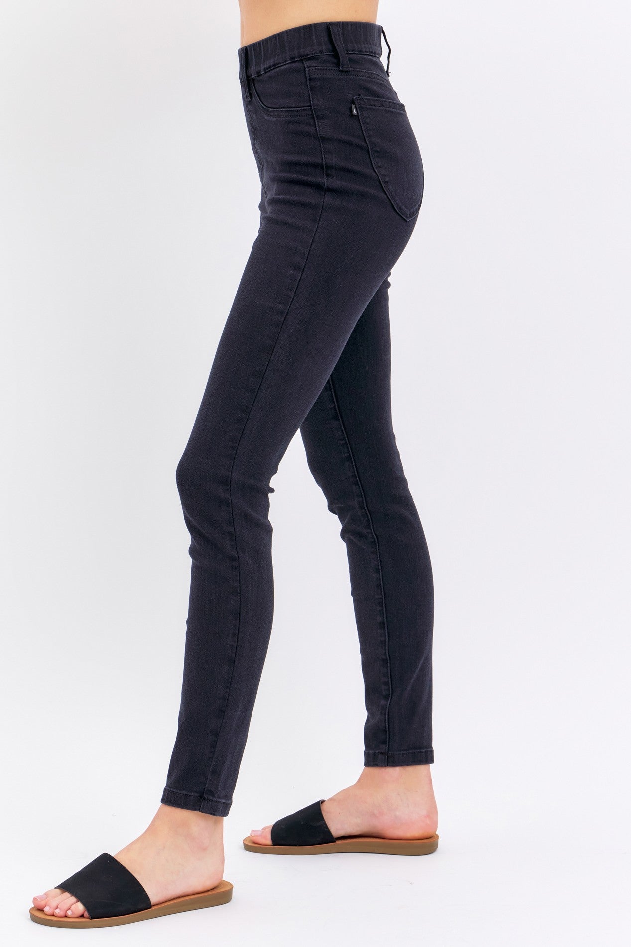Judy Blue HW Pull on Shield Pockets Skinny
