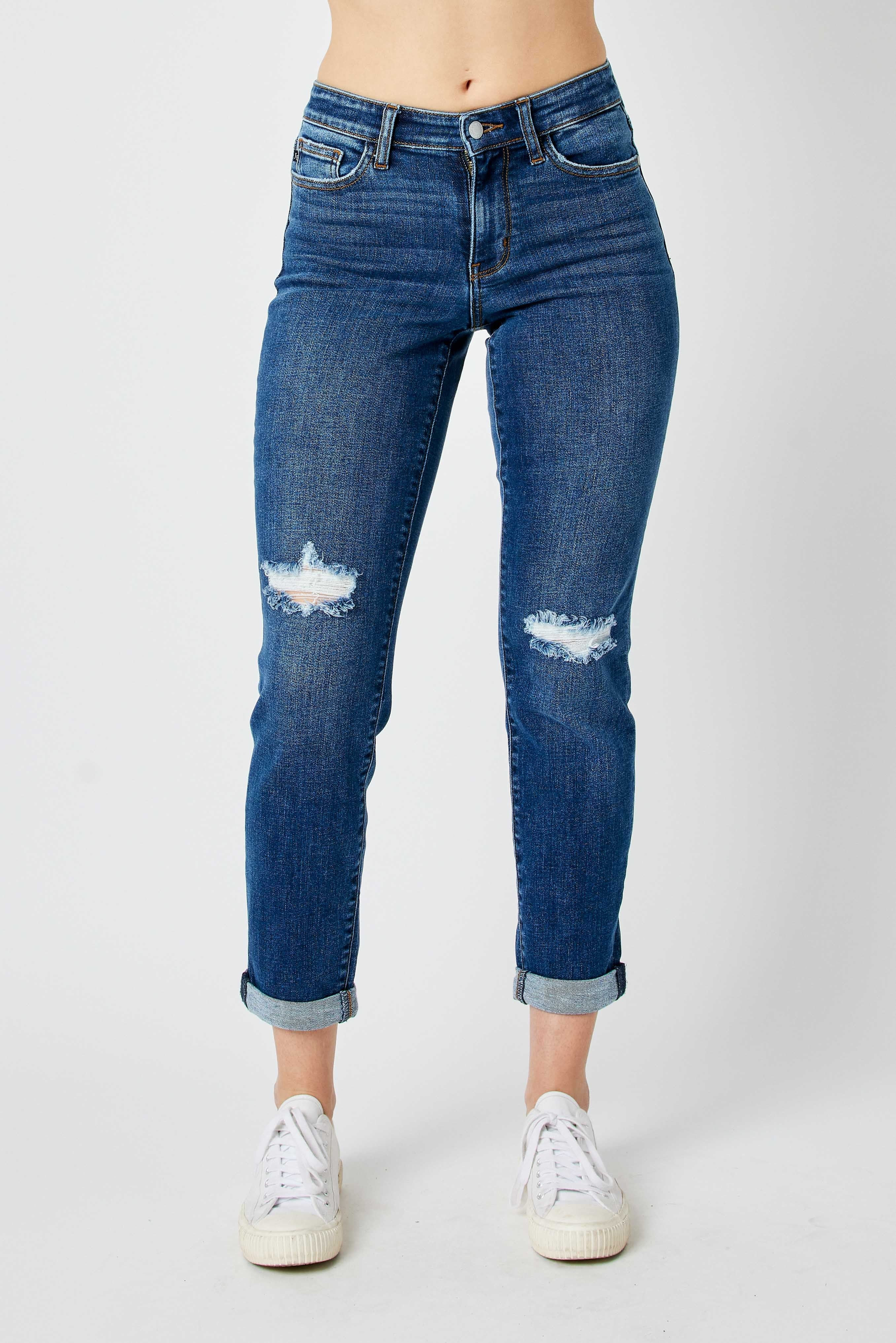 Judy Blue MR Distressed Slim