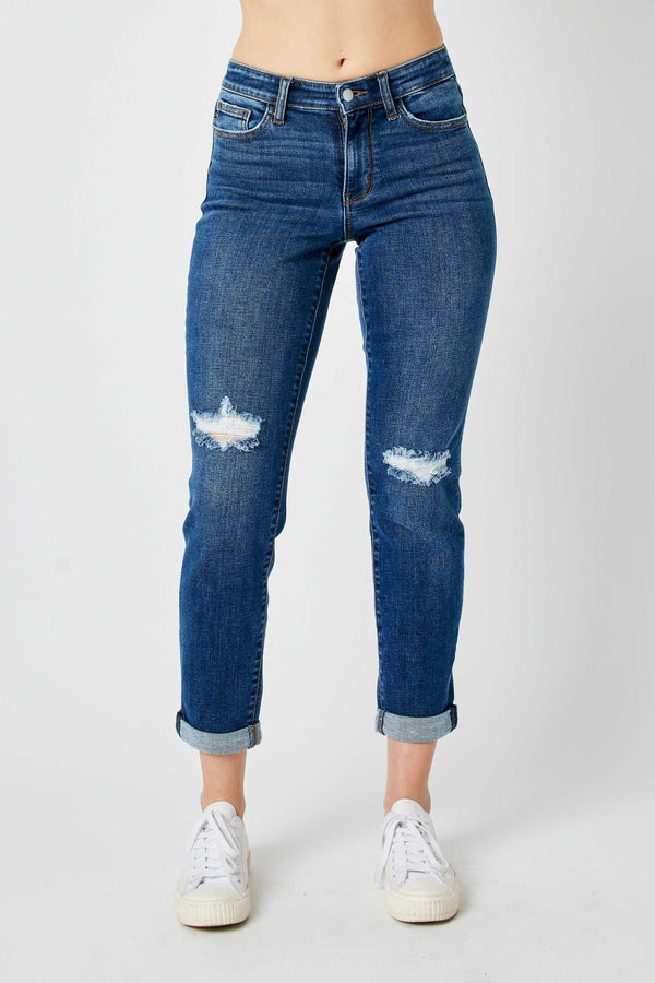 Judy Blue MR Distressed Slim