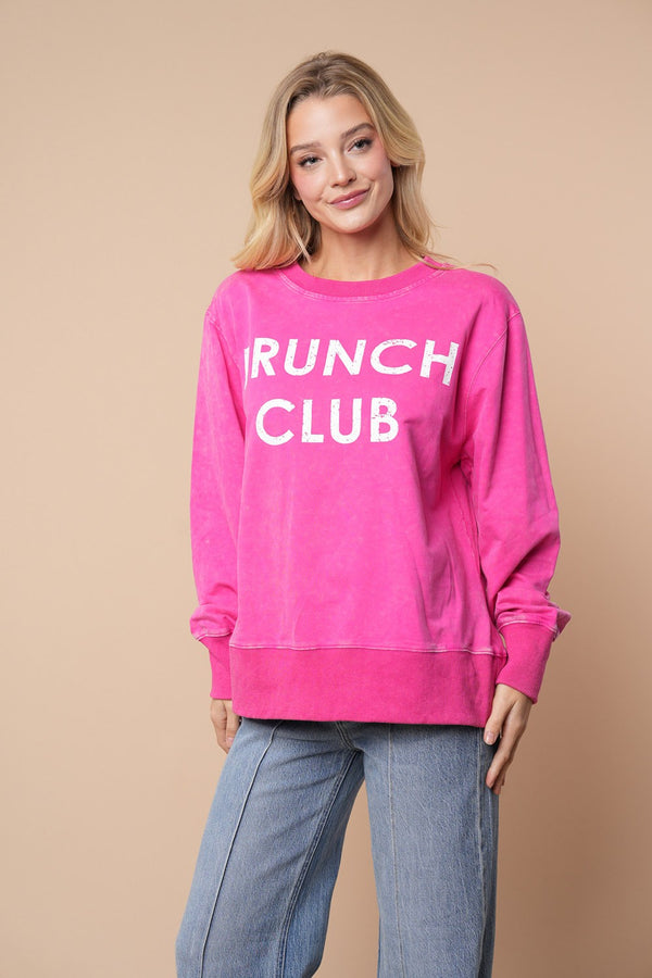 White Birch Long Sleeve Solid Knit Pullover