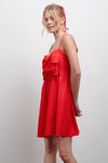 Blu Pepper Red Bow Dress