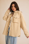 Gilli 3d Pocket Houndstooth Shacket